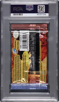 2004 Pokemon EX Team Magma vs. Team Aqua Foil Booster Pack Aggron Art PSA 9 MINT - Image 2