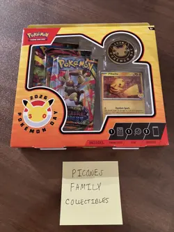 POKEMON DAY 2026 COLLECTION BOX 30TH ANNIVERSARY 3 PACKS W/ PIKACHU PROMO - Image 1