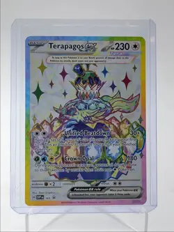 TERAPAGOS EX 2024 POKEMON SCARLET & VIOLET BLACK STAR PROMOS #165 Q5542 - Image 1