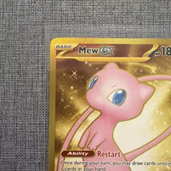 Pokemon TCG Mew ex 205/165 – Scarlet & Violet 151 – Special Illustration Rare – - Image 4