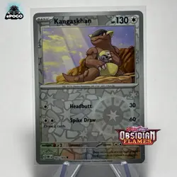 Kangaskhan 165/197 Reverse Holo Pokemon TCG: Obsidian Flames MINT SHIPPED TODAY! - Image 1
