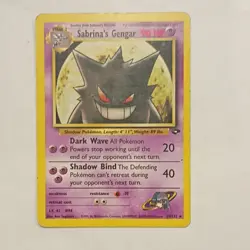 Pokemon Sabrina's Gengar Gym Challenge Rare Regular 29/132 - Image 1