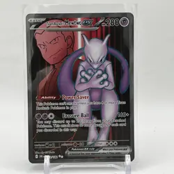 Pokemon - Team Rocket's Mewtwo ex FULL 213/182 - SV10: Destined Rivals - Holo NM - Image 1