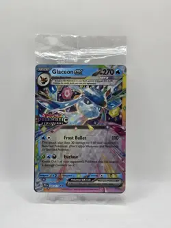 Pokemon TCG Glaceon ex 26/131 Prismatic Evolutions Stamped Promo SEALED - Image 1