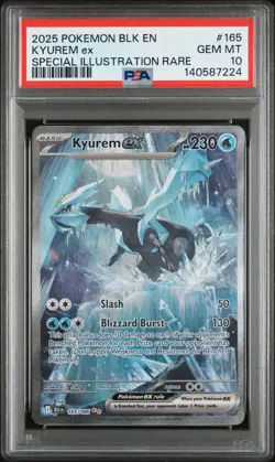 Pokemon TCG Kyurem EX 165/086 PSA 10 Black Bolt Special Illustration Rare - Image 2