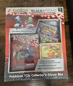 Pokemon Black and White Emerging Powers Collector's Album Box - Image 1