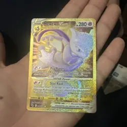 Pokemon Mewtwo VSTAR 086/078 Gold Secret Hyper Rare - Image 1
