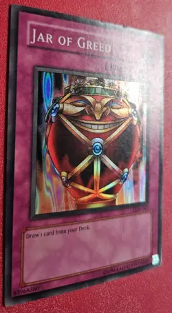1x Yu-Gi-Oh! Jar Of Greed - LON-047 - Super Rare - Unlimited Edition - LP - Image 2