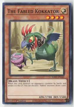 Yugioh - The Fabled Kokkator HAC1-EN142 1st Edition - Hidden Arsenal: Chapter 1 - Image 1