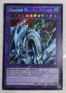 Dragon Master Knight LCKC-EN065 1st Edition Secret Rare Yugioh TCG NM - Image 1