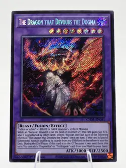 The Dragon that Devours the Dogma (Secret Rare) CH01-EN041 - NM - YU-GI-OH! - Image 1