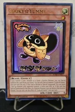 CookyYummy -JUSH-EN017 – Ultra Rare – 1st Ed - NM – Yu-Gi-Oh - Image 1