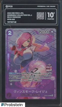 2026 One Piece JPN Admirable Coll Vol.1 Reiju Vinsmoke OP06-068 PCG 10 PRISTINE+ - Image 1