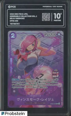 2026 One Piece JPN Admirable Coll Vol.1 Reiju Vinsmoke OP06-068 PCG 10 PRISTINE+ - Image 1
