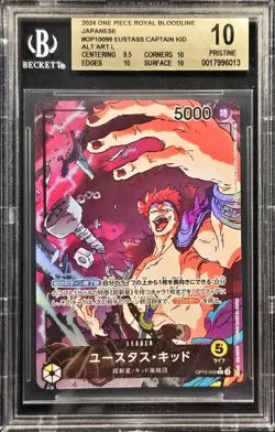 2024 One Piece Royal Blood Japanese #OP10099 Eustass"Captain"Kid BGS 10 - Image 1