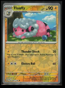 Flaaffy 067/198 Pokemon Scarlet & Violet Uncommon Near Mint Reverse Holo Card - Image 1