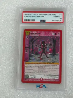 PSA 10 Metazoo 30th ANNIVERSARY CRAWLING SAM SEANCE HOLO 2023 tcg card pokemon - Image 1
