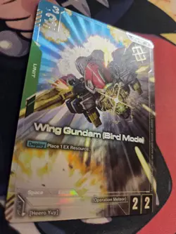 Wing Gundam (Bird Mode) (Store Tournament Winner Pack 01) Near Mint Single Card! - Image 2