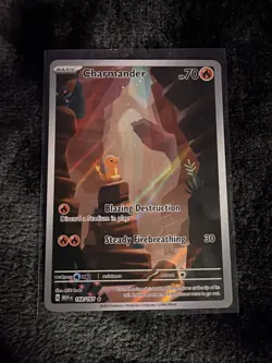 Pokemon TCG Scarlet & Violet Charmander Holo Card 168/165 NM/M Condition - Image 1