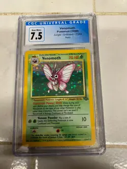 Venomoth Jungle 13/64 Pokemon Card Rare Holo *CGC Grade 7.5* - Image 1