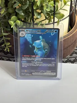 NM Condition Pokemon Card: Blastoise ex 200/165 Sv: Scarlet & Violet 151 Holo - Image 1