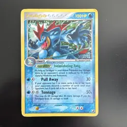 Feraligatr 4/115 Unseen Forces Reverse Holo Rare Stamped Pokemon Card 2005 - Image 2