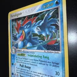 Feraligatr 4/115 Unseen Forces Reverse Holo Rare Stamped Pokemon Card 2005 - Image 3