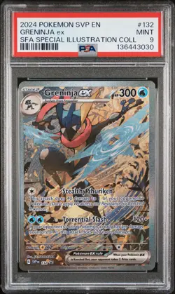 SV: Scarlet & Violet Promo Cards #132 Greninja ex PSA 9 - Image 1