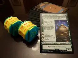 x2 Chocobo Life Counters + Lot of 85 Magic: The Gathering Final Fantasy Cards - Image 1