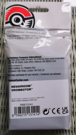Revavroom Pokemon Center Trading Card Sleeves (65 Ct) New/Sealed - Image 2