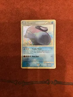 Pokemon Card Quagsire 9/123 Holo Rare TCG HeartGold SoulSilver NM - Image 1