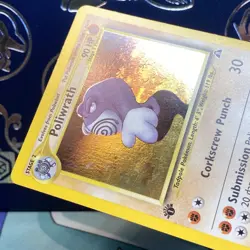 Pokemon Cards: Neo Discovery 1st Edition Rare Holo: Poliwrath 9/75 WOTC NM - Image 5