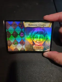 2001 HARRY POTTER TCG BASE SET HOLO FOIL RARE CARD #9/116 HERMIONE GRANGER - Image 1
