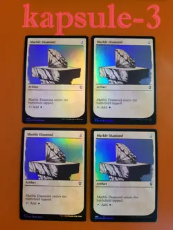 4x Marble Diamond | FOIL Showcase | Battle for Baldur's Gate | MTG Magic Cards - Image 1