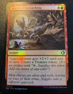 Reckless Ransacking 0152 Foil Common Lorwyn Eclipsed Magic: The Gathering - Image 1