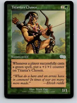 Magic the Gathering Titania's Chosen Urza's Saga MTG Free Shipping! - Image 1