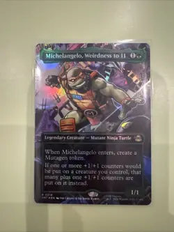 Michelangelo, Weirdness to 11 (Borderless Foil) Teenage Mutant Ninja Turtles TMT - Image 1