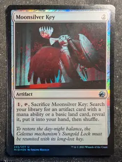 Moonsilver Key - Foil - Innistrad: Midnight Hunt (MTG) - Image 1