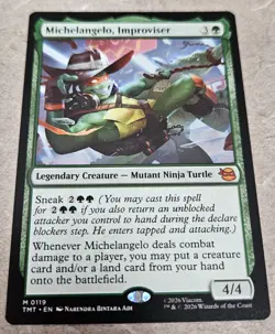 Michelangelo, Improviser - 119 - M - MTG: Teenage Mutant Ninja Turtles - Regular - Image 1