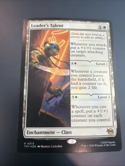 Leader's Talent RARE Teenage Mutant Ninja Turtles Foil MTG NM - Image 1