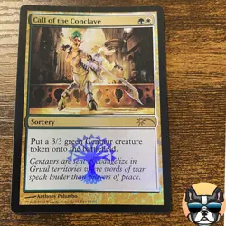 Magic the Gathering MTG- Call of the Conclave- Foil/NM/LP- 004/012- FNM Promo - Image 1