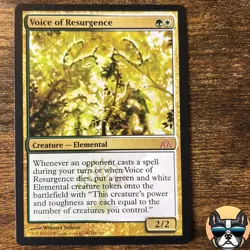 Magic the Gathering MTG- Voice of Resurgence- NM/LP- 114/156- Dragon's Maze - Image 1
