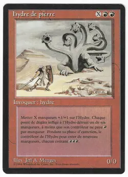 ►Magic-Style◄ MTG - Rock Hydra - French Revised FBB - EX - Image 1