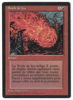 ►Magic-Style◄ MTG - Fireball - French Revised FBB - Good - Image 1