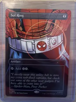 Sol Ring 1993 MTG Secret Lair Spider-Man, Heroic Deeds NON-FOIL *Free Shipping* - Image 1