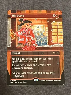 Big Score Secret Lair Drop Stan Sakai regular NM MTG - Image 1