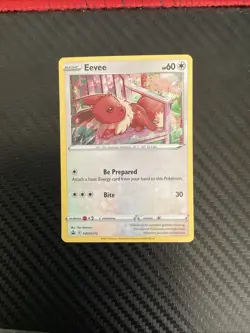 Pokemon Sword & Shield Black Star Promo Eevee SWSH175 NM - Image 1