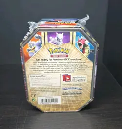 Pokemon TCG Triple Power EX Tin Set (3x) Mewtwo, Gyrados, Machamp - New, Sealed - Image 5