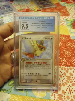 Pidgeot Pokemon Card Game TCG Japanese Anime Japan Promo Meiji F/S CGC 9.5 POP 1 - Image 1