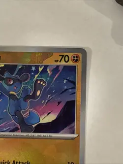 Riolu (Poke Ball Pattern) 050/131 Sv: Prismatic Evolutions Holo Pokemon TCG NM - Image 3